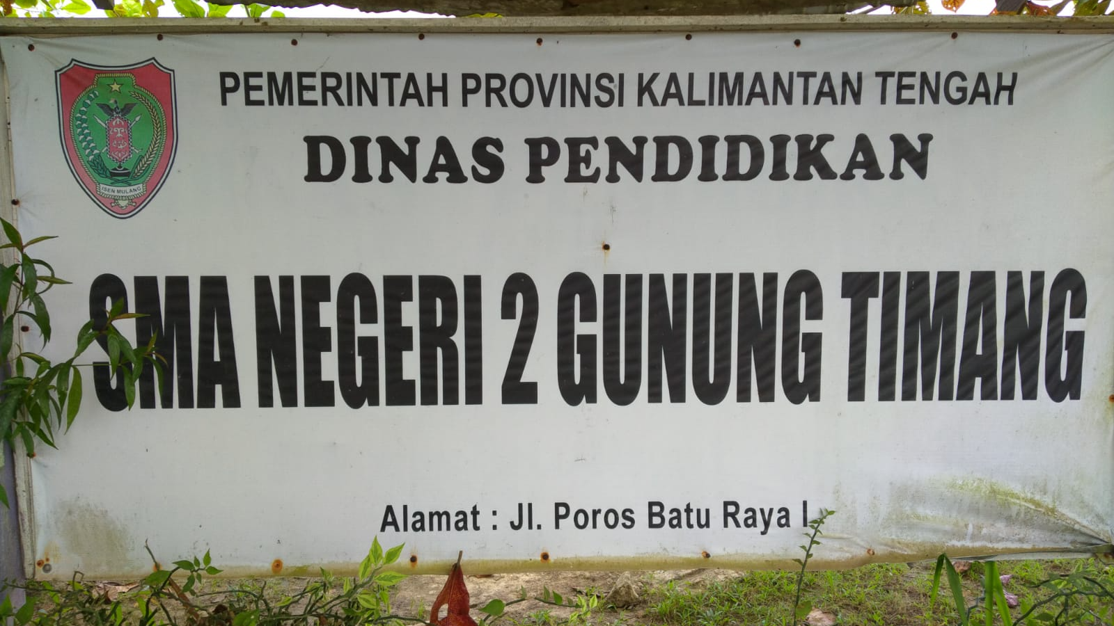 SELAMAT DATANG DI SMA NEGERI 2 GUNUNG TIMANG